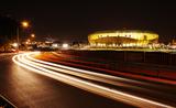 Stadion PGE Arena Gdańsk nocą