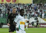 14 Maj 2011; Abdou Razack Traore, Lechia Gdańsk i Daniel Gołębiewski, Polonia Warszawa. Dwudziesta siódma kolejka Ekstraklasy 2010/2011 - Lechia Gdańsk v Polonia Warszawa. Stadion Miejski, Gdańsk. Fot. Tomasz Żuber / GrFoto.org *** Local Caption *** 14 May 2011; Abdou Razack Traore, Lechia Gdańsk and Daniel Gołębiewski, Polonia Warszawa. Ekstraklasa 2010/2011, Round 27 - Lechia Gdańsk v Polonia Warszawa. City Stadium of Traugutta, Gdansk. Picture credit: Tomasz Żuber / GrFoto.org