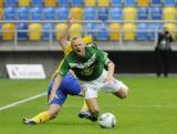 23 Lipiec 2011: Tomasz Magdziarz, Warta Poznań i Ensar Arifovic, Arka Gdynia. Pierwsza kolejka I Ligi 2011/2012 - Arka Gdynia v Warta Poznań. Stadion Miejski, Gdynia. Fot. Tomasz Żuber / GrFoto.org *** Local Caption *** 23 July 2011; Tomasz Magdziarz, Warta Poznań and Ensar Arifovic. Arka Gdynia. I League 2011/2012, Round 1 - Arka Gdynia v Warta Poznań. City Stadium of Gdynia. Picture credit: Tomasz Żuber / GrFoto.org