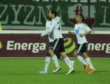 6 Kwiecień 2011; Zadowoleni zawodnicy Legii Warszawa po strzeleniu gola. Pierwszy mecz półfinału Pucharu Polski - Lechia Gdańsk v Legia Warszawa. Stadion Miejski, Gdańsk. Fot. Tomasz Żuber / GrFoto.org *** Local Caption *** 6 April 2011; Legia Warszawa team mates after scoring a goal. First match of the semi-finals - Lechia Gdańsk v Legia Warszawa. City Stadium of Traugutta, Gdansk. Picture credit: Tomasz Żuber / GrFoto.org