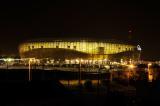 6 Sierpień 2011; Widok ogólny nocą na nowo powstały stadion PGE Arena Gdańsk. Letnica. Fot. Tomasz Żuber / GrFoto.org