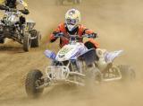 18 Wrzesień 2011; I wyścig Mistrzostw Polski Quad - klasa Open + Junior. IV Runda Mistrzostw Polski i Pucharu Polski w Motocrossie Quadów i Mistrzostw Okręgu. Tor Motocrossowy, Borkowo. Fot. Tomasz Zuber / GrFoto.org 