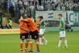 29 Maj 2011; Reakcja piłkarzy po końcowym gwizdku. Trzydziesta kolejka Ekstraklasy 2010/2011 - Lechia Gdańsk v Zagłębie Lublin. Stadion Miejski, Gdańsk. Fot. Tomasz Żuber / GrFoto.org *** Local Caption *** 29 May 2011; A players reaction after the final whistle. Ekstraklasa 2010/2011, Round  30 - Lechia Gdańsk v Zagłębie Lublin. City Stadium of Traugutta, Gdansk. Picture credit: Tomasz Żuber / GrFoto.org