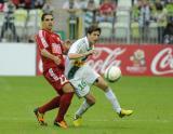 15 Wrzesień 2012; Andreu, Lechia Gdańsk i Ruben Fernandez, Piast Gliwice. Czwarta kolejka T-Mobile Ekstraklasa 2012/2013 - Lechia Gdańsk v Piast Gliwice. PGE Arena Gdańsk. Fot. Tomasz Żuber / GrFoto.org *** Local Caption *** 15 September 2012; Andreu, Lechia Gdańsk and Ruben Fernandez, Piast Gliwice. T-Mobile Ekstraklasa 2012/2013, Round 4 - Lechia Gdańsk v Piast Gliwice. PGE Arena Gdańsk. Picture credit: Tomasz Żuber / GrFoto.org