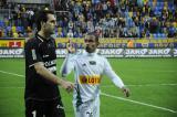 1 Maj 2011; Luis Santos Deleu, Lechia Gdańsk, i Marcelo Moretto, Arka Gdynia. Dwudziesta czwarta kolejka Ekstraklasy 2010/2011 - Arka Gdynia v Lechia Gdańsk. Stadion Miejski, Gdynia. Fot. Tomasz Żuber / GrFoto.org