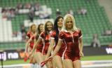 9 Czerwiec 2011; Występ cheerleaderek przed rozpoczęciem spotkania. Międzynarodowy mecz towarzyski w ramach przygotowań do Euro 2012 - Polska v Francja. Stadion Legii Warszawa. Fot. Tomasz Żuber / GrFoto.org *** Local Caption *** 9 June 2011; Cheerleaders entertaining the crowd during the first half break.
International friendly match - Poland v France. Stadium Legii Warszawa. Picture credit: Tomasz Żuber / GrFoto.org