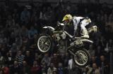 23 Marzec 2013; Mistrzostwa Świata we Freestyle Motocrossie FIM - NIGHT of the JUMPs zawitało poraz kolejny do ERGO ARENA. Najlepsi zawodnicy zmierzyli się w walce o punkty polskiego Grand Prix. Tym razem organizatorzy przygotowali wiele dodatkowych atrakcji, jedną z nich był Tandem Backflip w wykonaniu Petr Pilat, a towarzyszyła mu Iwona Guzowska. Pozyskane środki z aukcji gadźetów związanych z akcją Tandem Backflip zostaną przekazane na pomoc młodym ludziom, w celu umożliwienia im realizacji ich pasji, rozwoju oraz edukacji. ERGO ARENA, Gdańsk - Sopot. Fot. Tomasz Żuber / GrFoto.org *** Local Caption *** 23 March 2013; After missing out on staging NIGHT of the JUMPs last year, Poland once again rolled out the red carpet for the world’s top freestylers at the Ergo Arena in Gdansk, the venue for the fourth round of the 2013 FIM Freestyle MX World Championship. Petr Pilat joined former kickboxing world champion and Polish MP Iwona Guzowska to delight the fans with a Tandem Flip. ERGO ARENA, Gdańsk - Sopot. Picture credit: Tomasz Zuber / GrFoto.org