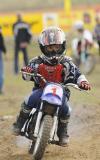 18 Wrzesień 2011; Pokazowe wyścigi motocross dzieci. IV Runda Mistrzostw Polski i Pucharu Polski w Motocrossie Quadów i Mistrzostw Okręgu. Tor Motocrossowy, Borkowo. Fot. Tomasz Zuber / GrFoto.org 