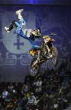 23 Marzec 2013; Mistrzostwa Świata we Freestyle Motocrossie FIM - NIGHT of the JUMPs zawitało poraz kolejny do ERGO ARENA. Najlepsi zawodnicy zmierzyli się w walce o punkty polskiego Grand Prix. Tym razem organizatorzy przygotowali wiele dodatkowych atrakcji, jedną z nich był Tandem Backflip w wykonaniu Petr Pilat, a towarzyszyła mu Iwona Guzowska. Pozyskane środki z aukcji gadźetów związanych z akcją Tandem Backflip zostaną przekazane na pomoc młodym ludziom, w celu umożliwienia im realizacji ich pasji, rozwoju oraz edukacji. ERGO ARENA, Gdańsk - Sopot. Fot. Tomasz Żuber / GrFoto.org *** Local Caption *** 23 March 2013; After missing out on staging NIGHT of the JUMPs last year, Poland once again rolled out the red carpet for the world’s top freestylers at the Ergo Arena in Gdansk, the venue for the fourth round of the 2013 FIM Freestyle MX World Championship. Petr Pilat joined former kickboxing world champion and Polish MP Iwona Guzowska to delight the fans with a Tandem Flip. ERGO ARENA, Gdańsk - Sopot. Picture credit: Tomasz Zuber / GrFoto.org