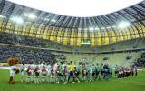 4 Listopad 2012; Prezentacja drużyn. Dziesiąta kolejka T-Mobile Ekstraklasa 2012/2013 - Lechia Gdańsk v Legia Warszawa. PGE Arena Gdańsk. Fot. Tomasz Żuber / GrFoto.org *** Local Caption *** 4 November 2012; Teams presentation prior of the match. T-Mobile Ekstraklasa 2012/2013, Round 10 - Lechia Gdansk v Legia Warszawa. PGE Arena Gdańsk. Picture credit: Tomasz Żuber / GrFoto.org