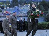 1 Wrzesień 2010; Uroczystości poranne na Westerplatte z okazji 71 rocznicy wybuchu II wojny światowej. Po raz pierwszy w historii odbyła się rekonstrukcja historyczna obrony placówki 