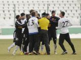 1 Luty 2012; Awantura podczas spotkania. Mecz sparingowy w sezonie 2011/2012 -  Lechia Gdańsk v Zawisza Bydgoszcz. Stadion Miejski, Gdańsk. Fot. Tomasz Żuber / GrFoto.org *** Local Caption *** 1 February 2012; Confusion on the pitch during the match. Sparring match prior the season 2011/2012 - Lechia Gdańsk v Zawisza Bydgoszcz. City Stadium of Traugutta, Gdansk. Picture credit: Tomasz Żuber / GrFoto.org