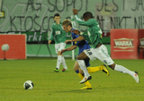 17 Październik 2010; Lechia Gdańsk v Arka Gdynia - dziewiąta kolejka Ekstraklasy 2010/2011. Stadion Miejski, Gdańsk. Fot. Tomasz Żuber / GrFoto.org