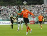 29 Maj 2011; Abdou Traore, Lechia Gdańsk i Sergio Reina, Zagłębie Lublin. Trzydziesta kolejka Ekstraklasy 2010/2011 - Lechia Gdańsk v Zagłębie Lublin. Stadion Miejski, Gdańsk. Fot. Tomasz Żuber / GrFoto.org *** Local Caption *** 29 May 2011; Abdou Traore, Lechia Gdańsk and Sergio Reina, Zagłębie Lublin. Ekstraklasa 2010/2011, Round  30 - Lechia Gdańsk v Zagłębie Lublin. City Stadium of Traugutta, Gdansk. Picture credit: Tomasz Żuber / GrFoto.org