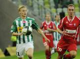 12 Wrzesień 2011; Ivans Lukjanovs, Lechia Gdańsk i Adam Danch, Górnik Zabrze. Szósta kolejka T-Mobile Ekstraklasa 2011/2012 - Lechia Gdańsk v Górnik Zabrze. PGE Arena Gdańsk. Fot. Tomasz Żuber / GrFoto.org  *** Local Caption *** 12 September 2011; Ivans Lukjanovs, Lechia Gdańsk and Adam Danch, Górnik Zabrze. T-Mobile Ekstraklasa 2011/2012, Round 6 - Lechia Gdańsk v Górnik Zabrze. PGE Arena Gdańsk. Picture credit: Tomasz Żuber / GrFoto.org