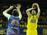 27 Październik 2010; Asseco Prokom v Caja Laboral Vitoria - Turkish Airlines Euroleague. HSW Gdynia. Fot. Tomasz Żuber / GrFoto.org