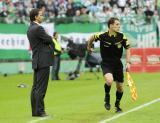 29 Maj 2011; Trener Lechii Gdańsk Tomasz Kafarski. Trzydziesta kolejka Ekstraklasy 2010/2011 - Lechia Gdańsk v Zagłębie Lublin. Stadion Miejski, Gdańsk. Fot. Tomasz Żuber / GrFoto.org *** Local Caption *** 29 May 2011; Lechia Gdańsk head coach Tomasz Kafarski during the game. Ekstraklasa 2010/2011, Round  30 - Lechia Gdańsk v Zagłębie Lublin. City Stadium of Traugutta, Gdansk. Picture credit: Tomasz Żuber / GrFoto.org