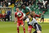 8 Maj 2011; Interwencja bramkarza Wisły Kraków Sergei Pareiko. Dwudziesta piąta kolejka Ekstraklasy 2010/2011 - Lechia Gdańsk v Wisła Kraków. Stadion Miejski, Gdańsk. Fot. Tomasz Żuber / GrFoto.org *** Local Caption *** 8 May 2011; Wisła Kraków goalkeeper Sergei Pareiko in action. Ekstraklasa 2010/2011, Round 25 - Lechia Gdańsk v Wisła Kraków. City Stadium of Traugutta, Gdansk. Picture credit: Tomasz Żuber / GrFoto.org