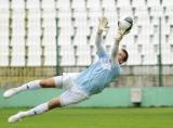 2 Lipca 2011; Michał Buchalik, Lechia Gdańsk podczas spotkania. Drugi sparing po powrocie ze zgrupowania do Gdańska - Lechia Gdańsk v Zawisza Bydgoszcz. Stadion Miejski, Gdańsk. Fot. Tomasz Żuber / GrFoto.org  *** Local Caption *** 2 July 2011; Lechia Gdańsk goalkeeper Michał Buchalik in action. Second sparing after the team come back to Gdańsk from being away - Lechia Gdańsk v Zawisza Bydgoszcz. City Stadium of Traugutta, Gdansk. Picture credit: Tomasz Żuber / GrFoto.org