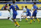 1 Maj 2011; Ivans Lukjanovs, Lechia Gdańsk, i Filip Burkhardt, Arka Gdynia. Dwudziesta czwarta kolejka Ekstraklasy 2010/2011 - Arka Gdynia v Lechia Gdańsk. Stadion Miejski, Gdynia. Fot. Tomasz Żuber / GrFoto.org