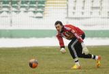 1 Luty 2012; Bramkarz Wojciech Pawłowski, Lechia Gdańsk. Mecz sparingowy w sezonie 2011/2012 -  Lechia Gdańsk v Zawisza Bydgoszcz. Stadion Miejski, Gdańsk. Fot. Tomasz Żuber / GrFoto.org *** Local Caption *** 1 February 2012; Goalkeeper Wojciech Pawłowski, Lechia Gdansk. Sparring match prior the season 2011/2012 - Lechia Gdańsk v Zawisza Bydgoszcz. City Stadium of Traugutta, Gdansk. Picture credit: Tomasz Żuber / GrFoto.org