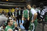 24 Styczeń 2012; Trener Mihailo Uvalin, Zastal Zielona Góra. Mecz 23 kolejki Tauron Basket Ligi w sezonie 2011/2012 - Trefl Sopot v Zastal Zielona Góra. ERGO ARENA, Gdańsk - Sopot. Fot. Tomasz Żuber / GrFoto.org *** Local Caption *** 24 January 2012; Zastal Zielona Góra head coach Mihailo Uvalin, talk to his team. Tauron Basket League 2011/2012, Round 23 - Trefl Sopot v Zastal Zielona Góra. ERGO ARENA, Gdańsk - Sopot. Picture credit: Tomasz Żuber / GrFoto.org