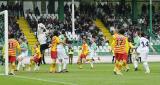 15 Maj 2010; Sytuacja w polu karnym Lechii Gdańsk. Trzydziesta kolejka Ekstraklasy 2009/2010 - Lechia Gdańsk v Jagiellonia Białystok. Stadion Miejski, Gdańsk. Fot. Tomasz Żuber / GrFoto.org *** Local Caption *** 15 May 2010; Situation in the penalty area of Lechia Gdańsk. Ekstraklasa 2009/2010 -  Lechia Gdańsk v Jagiellonia Białystok. City Stadium of Traugutta, Gdańsk. Picture credit: Tomasz Żuber / GrFoto.org