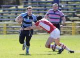 9 Kwiecień 2011; MKS Ogniwo Sopot v KS Posnania Poznań - jedenasta kolejka Ekstraligi rugby 2010/2011. Stadion MKS Ogniwo, Sopot. Fot. Tomasz Żuber / GrFoto.org 
