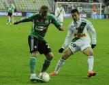 4 Listopad 2012; Artur Jędrzejczak, Legia Warszawa i Ricardinho, Lechia Gdańsk. Dziesiąta kolejka T-Mobile Ekstraklasa 2012/2013 - Lechia Gdańsk v Legia Warszawa. PGE Arena Gdańsk. Fot. Tomasz Żuber / GrFoto.org *** Local Caption *** 4 November 2012; Artur Jedrzejczak, Legia Warszawa and Ricardinho, Lechia Gdansk. T-Mobile Ekstraklasa 2012/2013, Round 10 - Lechia Gdansk v Legia Warszawa. PGE Arena Gdańsk. Picture credit: Tomasz Żuber / GrFoto.org