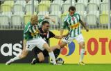 22 Sierpień 2011; Ivans Lukjanovs, Levon Airapetian, Lechia Gdańsk i Cezary Stefańczyk, ŁKS Łódz. Czwarta kolejka T-Mobile Ekstraklasa 2011/2012 - Lechia Gdańsk v ŁKS Łódz. PGE Arena Gdańsk. Fot. Tomasz Żuber / GrFoto.org  *** Local Caption *** 22 August 2011; Ivans Lukjanovs, Levon Airapetian, Lechia Gdańsk and Cezary Stefańczyk, ŁKS Łódz. T-Mobile Ekstraklasa 2011/2012, Round 4 - Lechia Gdańsk v ŁKS Łódz. PGE Arena Gdańsk. Picture credit: Tomasz Żuber / GrFoto.org