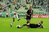 22 Sierpień 2011; Ivans Lukjanovs, Lechia Gdańsk i Piotr Kleczarek, ŁKS Łódz. Czwarta kolejka T-Mobile Ekstraklasa 2011/2012 - Lechia Gdańsk v ŁKS Łódz. PGE Arena Gdańsk. Fot. Tomasz Żuber / GrFoto.org  *** Local Caption *** 22 August 2011; Ivans Lukjanovs, Lechia Gdańsk and Piotr Kleczarek, ŁKS Łódz. T-Mobile Ekstraklasa 2011/2012, Round 4 - Lechia Gdańsk v ŁKS Łódz. PGE Arena Gdańsk. Picture credit: Tomasz Żuber / GrFoto.org