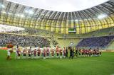 30 Wrzesień 2012; Prezentacja drużyn. Szósta kolejka T-Mobile Ekstraklasa 2012/2013 - Lechia Gdańsk v Lech Poznań. PGE Arena Gdańsk. Fot. Tomasz Żuber / GrFoto.org *** Local Caption *** 30 September 2012; Teams presentation prior of the match. T-Mobile Ekstraklasa 2012/2013, Round 6 - Lechia Gdansk v Lech Poznan. PGE Arena Gdańsk. Picture credit: Tomasz Żuber / GrFoto.org