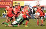 16 Październik 2010;  RC Lechia Gdańsk v KS Budowlani Lublin -  Ekstraliga rugby 2010/2011 -  runda VI. Stadion GOKF, Gdańsk. Fot. Tomasz Żuber / GrFoto.org