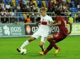 10 Wrzesień 2012; Łukasz Teodorczyk, Polska i Da Andre Alma, Portugalia. Eliminacje Mistrzostw Europy - Polska v Portugalia. Stadion Miejski w Gdyni. Fot. Tomasz Żuber / GrFoto.org *** Local Caption *** 10 September 2012; Lukasz Teodorczyk, Poland and Da Andre Alma, Portugal. U21 Poland v Portugal. Municipal Stadium, Gdynia. Picture credit: Tomasz Zuber / GrFoto.org