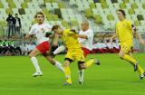 16 Październik 2011; Polska v Ukraina - Międzynarodowy mecz budowniczych infrastrukury do EURO 2012. Na murawie staneły naprzeciw siebie drużyny złożone z przedstawicieli firm budowlanych zaangażowanych w projekty infrastrukturalne związane z EURO 2012. PGE Arena Gdańsk. Fot. Tomasz Żuber / GrFoto.org