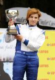 10 Lipiec 2011; Prezentacja zawodników na podium po zakończeniu Górskich Samochodowych Mistrzostw Polski - LOTOS Grand Prix Sopot 2011. Fot. Tomasz Żuber / GrFoto.org