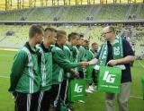 20 Sierpień 2012; Mistrzowie polski juniorów młodszych w piłce nożnej sezon 2011/2012. Pierwsza kolejka T-Mobile Ekstraklasa 2012/2013 - Lechia Gdańsk v Polonia Warszawa. PGE Arena Gdańsk. Fot. Tomasz Żuber / GrFoto.org *** Local Caption *** 20 August 2012; Mistrzowie polski juniorów młodszych w piłce nożnej sezon 2011/2012. T-Mobile Ekstraklasa 2012/2013, Round 1 - Lechia Gdańsk v Polonia Warszawa. PGE Arena Gdańsk. Picture credit: Tomasz Żuber / GrFoto.org