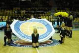 10 Październik 2011; Cheerleaders Prokom przed rozpoczęciem spotkania. Inauguracyjny mecz rozgrywek ligi VTB 2011/2012- Asseco Prokom Gdynia v Azovmash Mariupol. HSW Gdynia. Fot. Tomasz Żuber / GrFoto.org *** Local Caption *** 10 October 2011; Cheerleaders Prokom before the start of the match. VTB League 2011/2012 - Asseco Prokom Gdynia v Azovmash Mariupol. HSW Gdynia. Picture credit: Tomasz Żuber / GrFoto.org