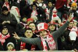 22 Marzec 2013; Kibice podczas spotkania. Mecz Eliminacji Mistrzostw Świata 2014 w Brazylii - Polska v Ukraina. Stadion Narodowy, Warszawa, Polska. Fot. Tomasz Żuber / GrFoto.org *** Local Caption *** 22 March 2013; Supporters during the game. The 2014 FIFA World Cup Brazil Qualification – UEFA Group H - Poland v Ukraine. Warsaw National Stadium, Poland. Picture credit: Tomasz Zuber / GrFoto.org