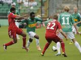 8 Maj 2011; Abdou Traore, Lechia Gdańsk i Kew Jaliens, Wisła Kraków. Dwudziesta piąta kolejka Ekstraklasy 2010/2011 - Lechia Gdańsk v Wisła Kraków. Stadion Miejski, Gdańsk. Fot. Tomasz Żuber / GrFoto.org *** Local Caption *** 8 May 2011; Abdou Traore, Lechia Gdańsk and Kew Jaliens, Wisła Kraków. Ekstraklasa 2010/2011, Round 25 - Lechia Gdańsk v Wisła Kraków. City Stadium of Traugutta, Gdansk. Picture credit: Tomasz Żuber / GrFoto.org