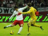 22 Marzec 2013; Grzegorz Krychowiak, Polska i Oleg Husiew, Ukraina. Mecz Eliminacji Mistrzostw Świata 2014 w Brazylii - Polska v Ukraina. Stadion Narodowy, Warszawa, Polska. Fot. Tomasz Żuber / GrFoto.org *** Local Caption *** 22 March 2013; Grzegorz Krychowiak, Poland and Oleg Husiew, Ukraine. The 2014 FIFA World Cup Brazil Qualification – UEFA Group H - Poland v Ukraine. Warsaw National Stadium, Poland. Picture credit: Tomasz Zuber / GrFoto.org