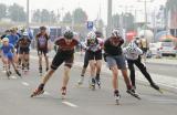 26 Sierpnia 2012; IV Maraton Sierpniowy im. Lecha Wałęsy - to jedne z największych w Polsce zawodów dla rolkarzy. Na profesjonalnym torze wrotkarskim wokół stadionu PGE Arena Gdańsk spotkali się miłośnicy rolek uprawiający wszystkie formy tego wyjątkowego sportu. PGE Arena Gdańsk. Fot. Tomasz Żuber / GrFoto.org