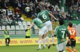 29 Maj 2011; Luka Vucko i Aliaksandr Sazankou, Lechia Gdańsk. Trzydziesta kolejka Ekstraklasy 2010/2011 - Lechia Gdańsk v Zagłębie Lublin. Stadion Miejski, Gdańsk. Fot. Tomasz Żuber / GrFoto.org *** Local Caption *** 29 May 2011; Luka Vucko and Aliaksandr Sazankou. Ekstraklasa 2010/2011, Round  30 - Lechia Gdańsk v Zagłębie Lublin. City Stadium of Traugutta, Gdansk. Picture credit: Tomasz Żuber / GrFoto.org