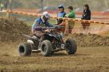 18 Wrzesień 2011; I wyścig Pucharu Polski Quad - klasa Młodzik. IV Runda Mistrzostw Polski i Pucharu Polski w Motocrossie Quadów i Mistrzostw Okręgu. Tor Motocrossowy, Borkowo. Fot. Tomasz Zuber / GrFoto.org 