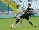 14 Maj 2011; Luiz Santos Deleu, Lechia Gdańsk i Adrian Mierzejewski, Polonia Warszawa. Dwudziesta siódma kolejka Ekstraklasy 2010/2011 - Lechia Gdańsk v Polonia Warszawa. Stadion Miejski, Gdańsk. Fot. Tomasz Żuber / GrFoto.org *** Local Caption *** 14 May 2011; Luiz Santos Deleu, Lechia Gdańsk and Adrian Mierzejewski, Polonia Warszawa. Ekstraklasa 2010/2011, Round 27 - Lechia Gdańsk v Polonia Warszawa. City Stadium of Traugutta, Gdansk. Picture credit: Tomasz Żuber / GrFoto.org