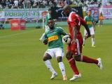 8 Maj 2011; Osman Chavez, Wisła Kraków i Abdou Traore, Lechia Gdańsk. Dwudziesta piąta kolejka Ekstraklasy 2010/2011 - Lechia Gdańsk v Wisła Kraków. Stadion Miejski, Gdańsk. Fot. Tomasz Żuber / GrFoto.org *** Local Caption *** 8 May 2011; Osman Chavez, Wisła Kraków and Abdou Traore, Lechia Gdańsk. Ekstraklasa 2010/2011, Round 25 - Lechia Gdańsk v Wisła Kraków. City Stadium of Traugutta, Gdansk. Picture credit: Tomasz Żuber / GrFoto.org