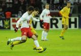 22 Marzec 2013; Grzegorz Krychowiak, Polska i Taras Stepanenko, Ukraina. Mecz Eliminacji Mistrzostw Świata 2014 w Brazylii - Polska v Ukraina. Stadion Narodowy, Warszawa, Polska. Fot. Tomasz Żuber / GrFoto.org *** Local Caption *** 22 March 2013; Grzegorz Krychowiak, Poland and Taras Stepanenko, Ukraine. The 2014 FIFA World Cup Brazil Qualification – UEFA Group H - Poland v Ukraine. Warsaw National Stadium, Poland. Picture credit: Tomasz Zuber / GrFoto.org