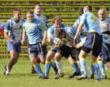 2 Październik 2010; MKS Ogniwo Sopot v RzKS Juvenia Kraków - Ekstraliga rugby 2010/2011 - runda V. Stadion MKS Ogniwo, Sopot. Fot. Tomasz Żuber / GrFoto.org