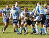 2 Październik 2010; MKS Ogniwo Sopot v RzKS Juvenia Kraków - Ekstraliga rugby 2010/2011 - runda V. Stadion MKS Ogniwo, Sopot. Fot. Tomasz Żuber / GrFoto.org