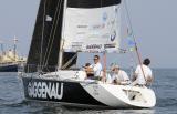 15 Sierpień 2010; Zmagania sterników z czołówki światowego rankingu ISAF, na wodach wokół sopockiego mola, podczas siódmych regat Sopot Match Race 2010. Żeglarski Puchar Świata. Sopot. Fot. Tomasz Żuber / GrFoto.org